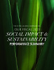 Social Impact and Sustainability Performance Summary